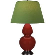 Robert Abbey OX21G - Oxblood Double Gourd Table Lamp