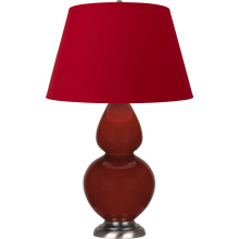 Robert Abbey OX22R - Oxblood Double Gourd Table Lamp
