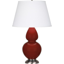 Robert Abbey OX22X - Oxblood Double Gourd Table Lamp
