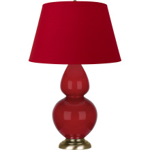 Robert Abbey RR20R - Ruby Red Double Gourd Table Lamp