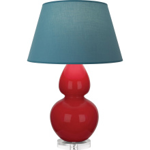 Robert Abbey RR23B - Ruby Red Double Gourd Table Lamp