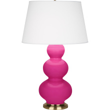 Robert Abbey RZ40X - Razzle Rose Triple Gourd Table Lamp