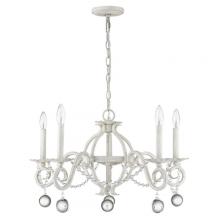 Acclaim Lighting IN11344CW - Callie 5-Light Country White Chandelier