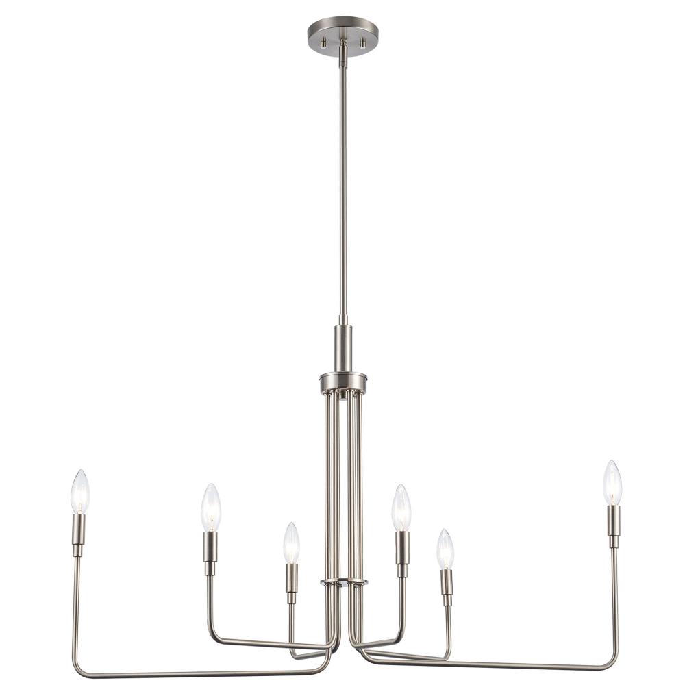 Chandeliers Brushed Nickel