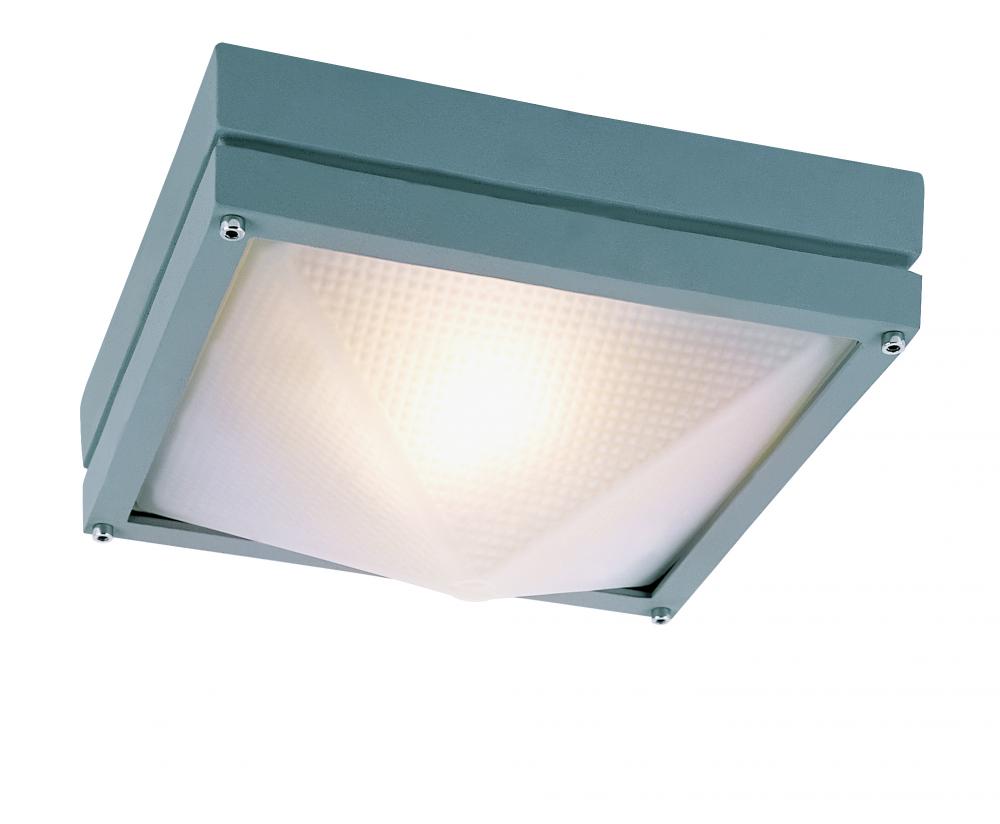1 LT FLUSHMOUNT-FROSTED GLASS