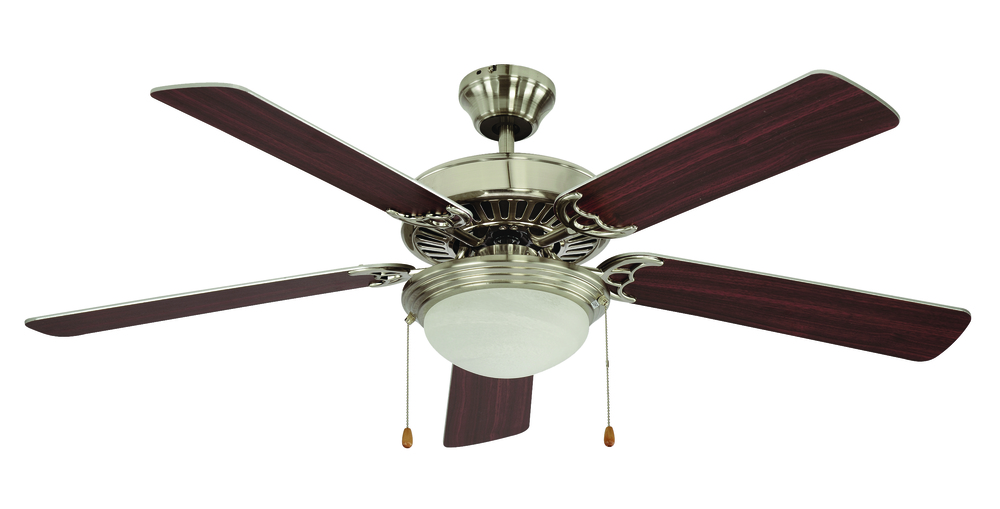 Mateo Traditional Ceiling Fan with Light Kit and Reversible Blades