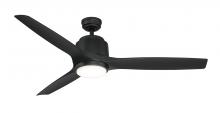 Wind River WR1766MB - Sora Outdoor 56 Inch Matte Black and Gold Ceiling Fan