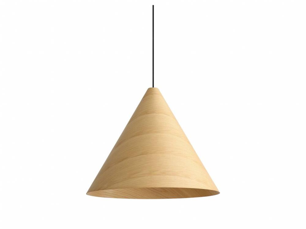 Conique 3-Light Pendant in Light Walnut