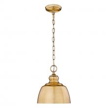 Golden 0316-M1L MBG - Holmes MBG Mini Pendant in Modern Brushed Gold