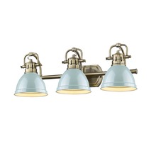 Golden 3602-BA3 AB-SF - Duncan 3 Light Bath Vanity