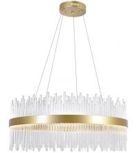 CWI Lighting 1063P32-169 - Genevieve LED Chandelier With Medallion Gold Finish