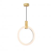 CWI Lighting 1214P16-1-236 - Anello LED Pendant With White Oak Finish