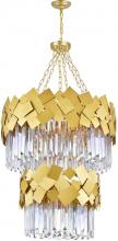 CWI Lighting 1100P24-10-169 - Panache 10 Light Down Chandelier With Medallion Gold Finish
