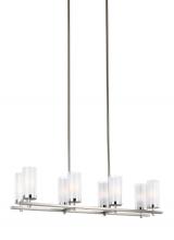 Generation Lighting F2986/8SN/CH - Linear Chandelier