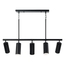 Capital 861751MB - 40" W x 11.25" H 5-Light Adjustable Linear Chandelier in Matte Black