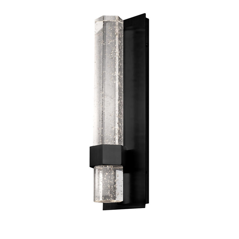 Warwick 15-in Black LED Wall Sconce
