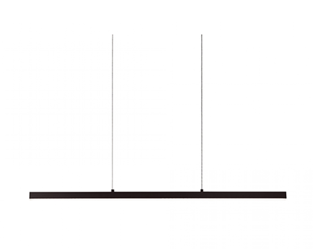 Vega 45-in Black LED Linear Pendant