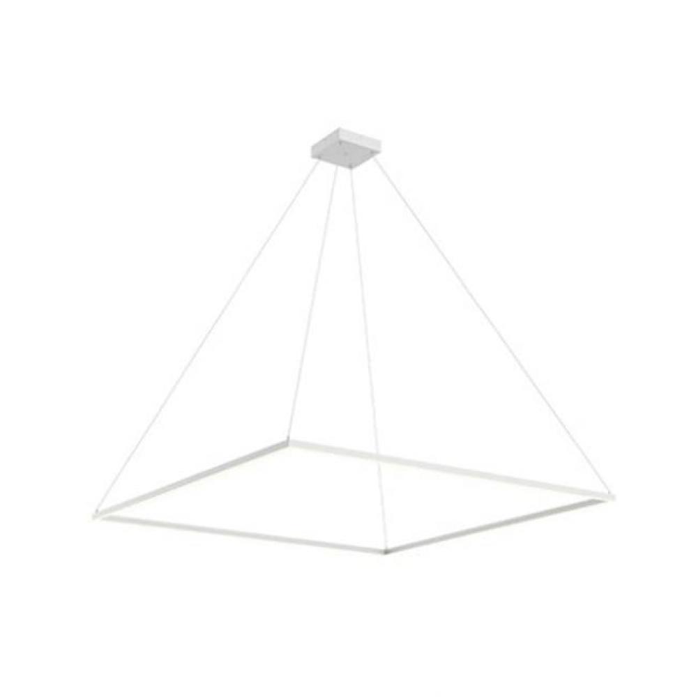 Piazza 36-in White LED Pendant