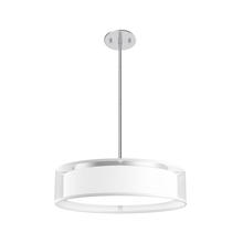 Kuzco Lighting Inc PD7916-WOR - Dalton 16-in White Organza LED Pendant