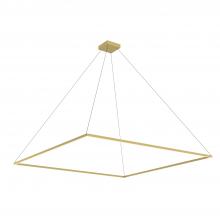 Kuzco Lighting Inc PD88172-BG - Piazza 72-in Brushed Gold LED Pendant