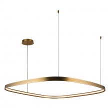 Kuzco Lighting Inc PD78040-VB - Yukon 40-in Vintage Brass LED Pendant