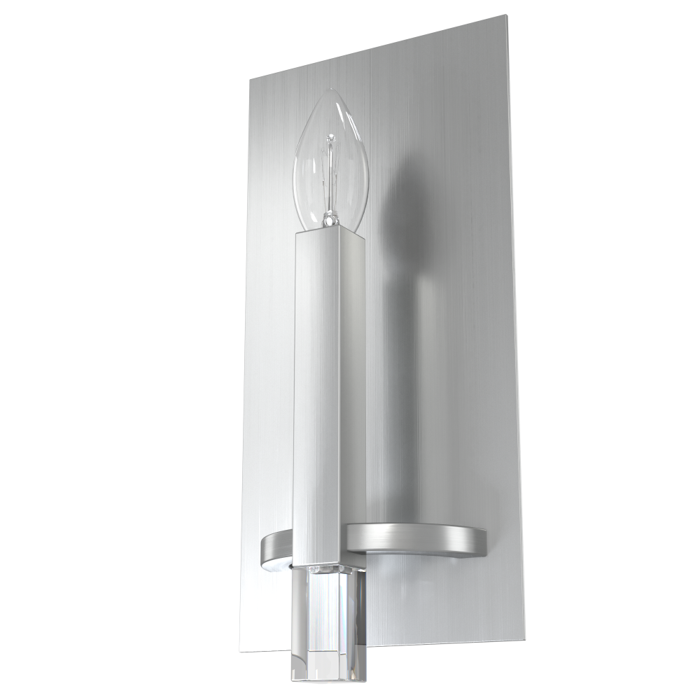 Hunter Sunjai Brushed Nickel 1 Light Sconce Wall Light Fixture