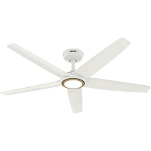 Hunter 53640 - Hunter 52 inch Zentech Wi-Fi ENERGY STAR® Fresh White Damp Rated Ceiling Fan with LED Light Kit