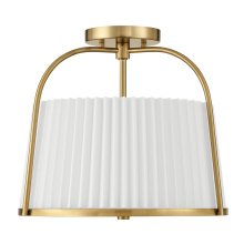 Hunter 48242 - Hunter Atmore Alturas Gold 2 Light Large Flush Mount Ceiling Light Fixture