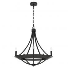 Hunter 19416 - Hunter Perch Point Noble Bronze 5 Light Chandelier Ceiling Light Fixture