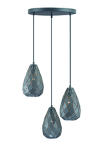 Arnsberg 300300335 - Onyx Three-Lamp Pendant