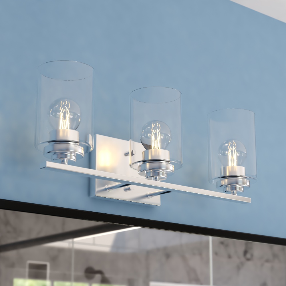 Park Ridge 20-in. W 3 Light Vanity Satin Nickel