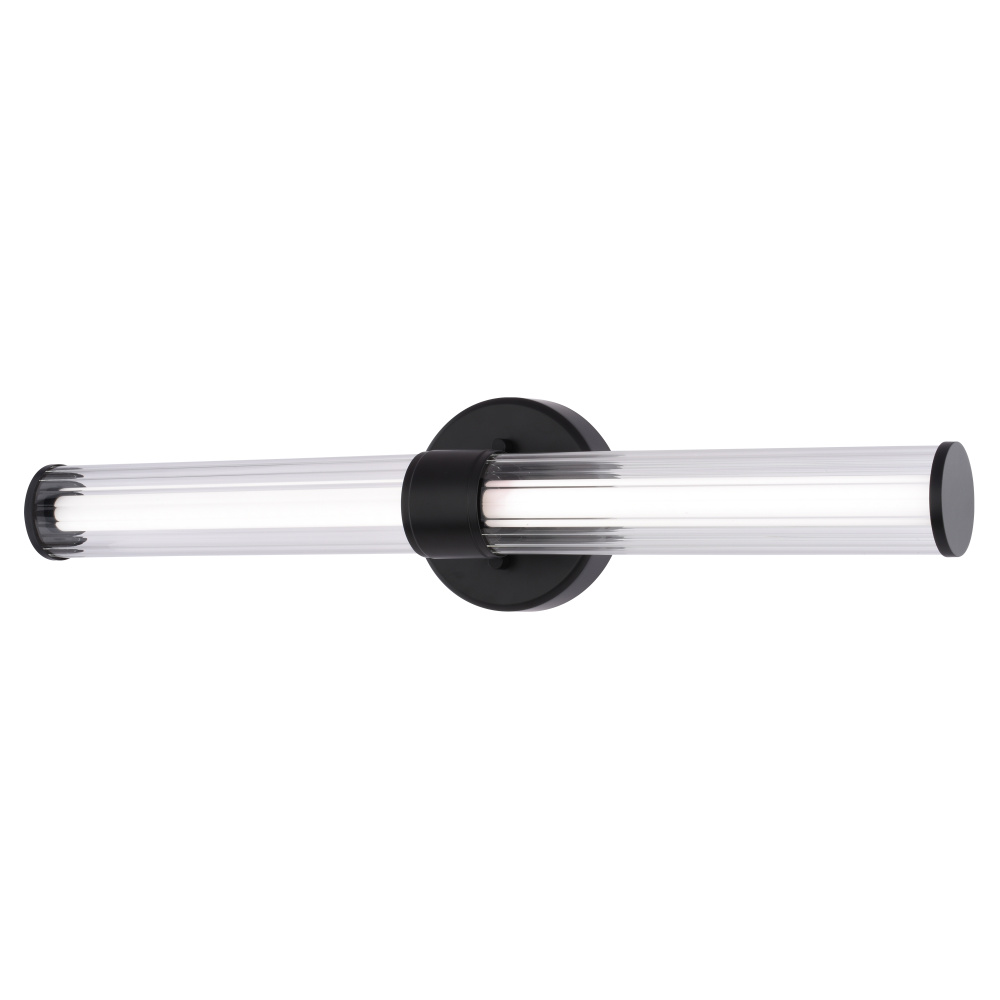 Division 24-in. LED Vanity Light Matte Black