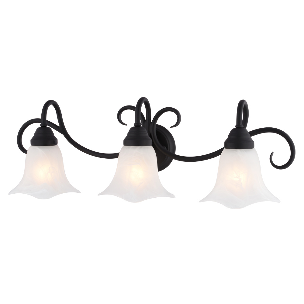 Bella 28.25-in. W 3 Light Vanity Matte Black