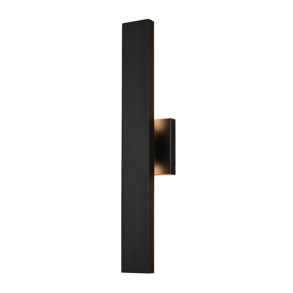 Owen 20-in. H LED Outdoor Wall Light Matte Black