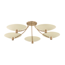 Troy C1160-PBR/SSD - Wolfe Semi Flush Mount