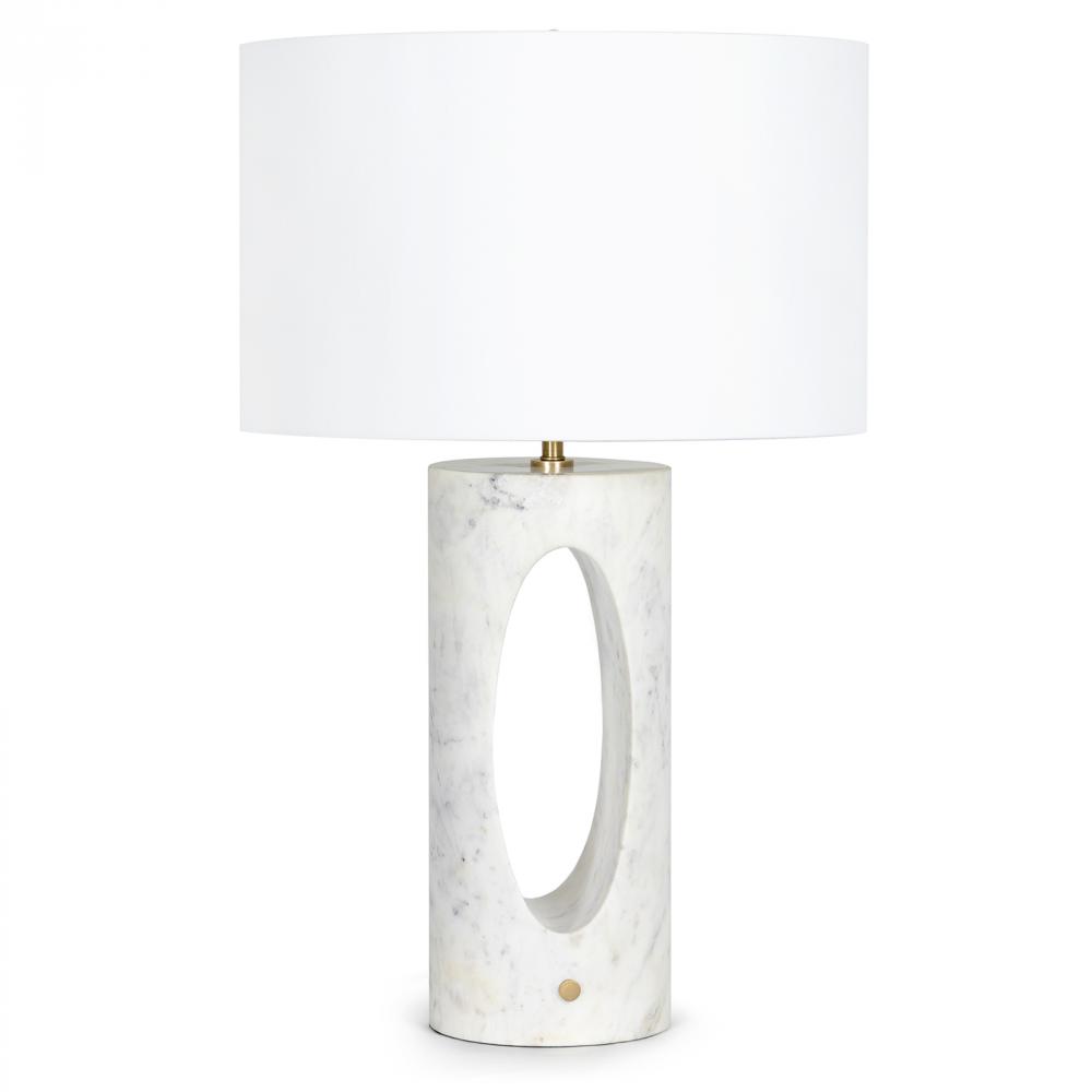 Regina Andrew Portia Marble Table Lamp (White)