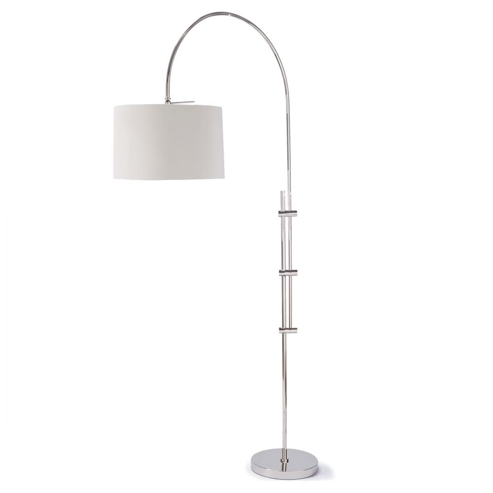 Regina Andrew Arc Floor Lamp With Fabric Shade
