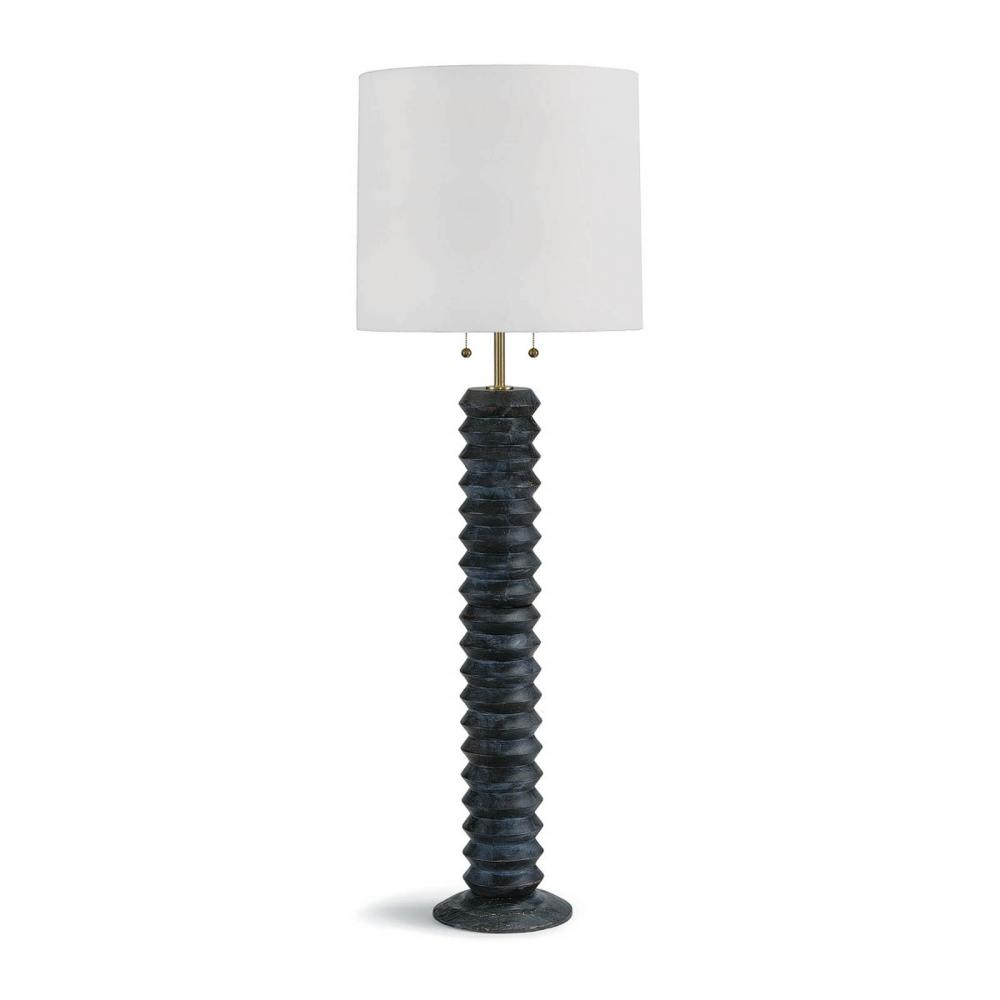 Regina Andrew Accordion Floor Lamp (Ebony)