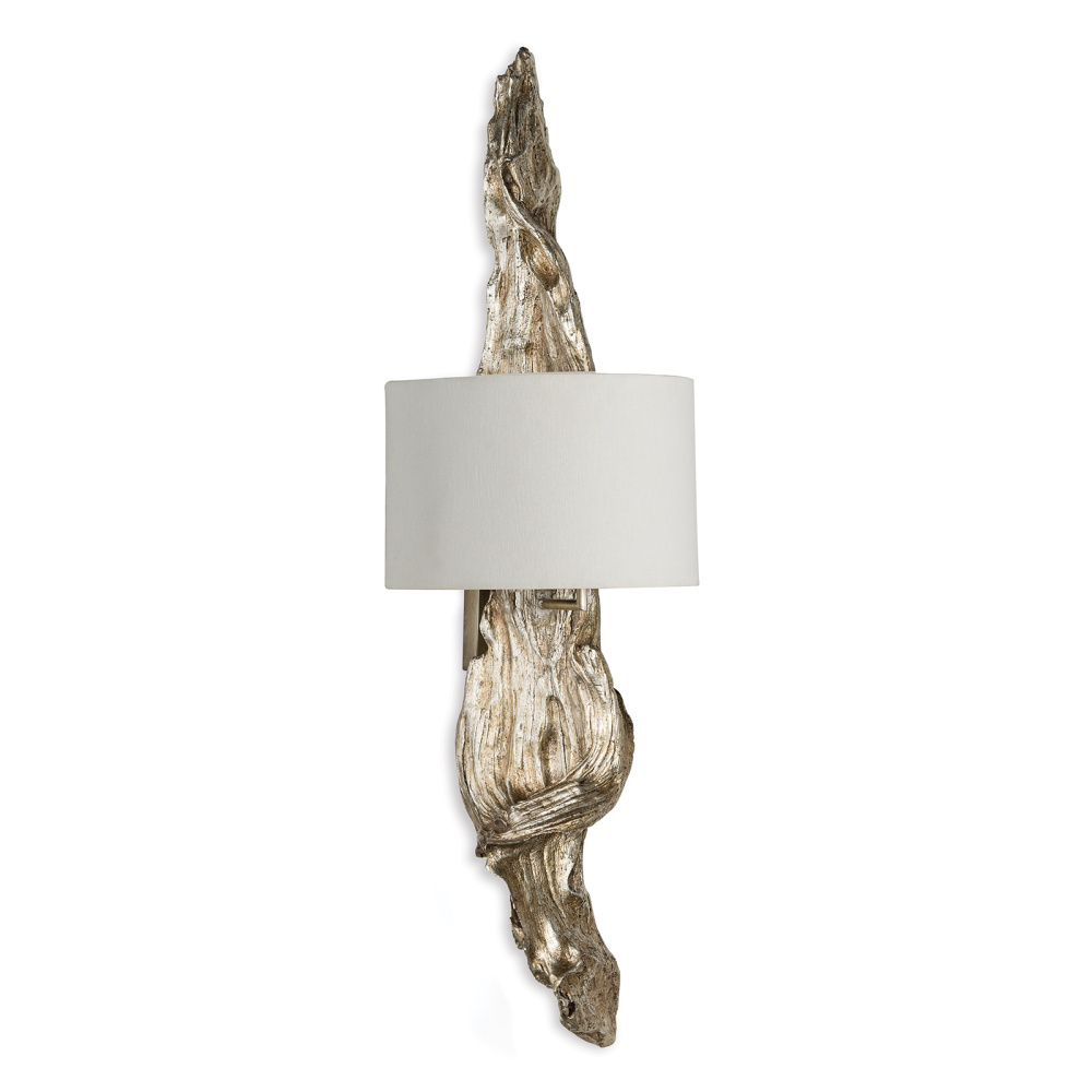 Regina Andrew Driftwood Sconce (Ambered Silver Leaf)