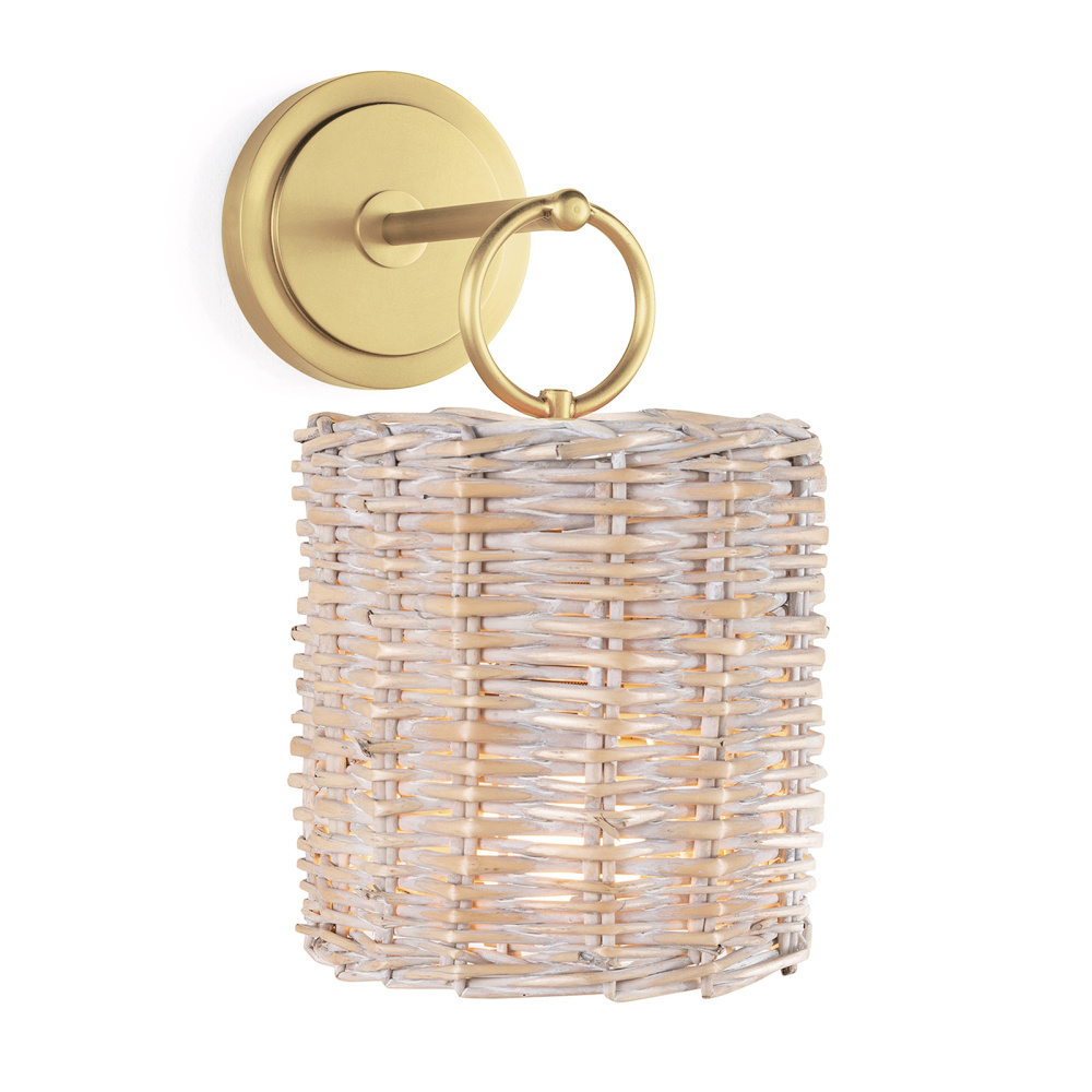 Regina Andrew Nantucket Sconce (Natural Brass)