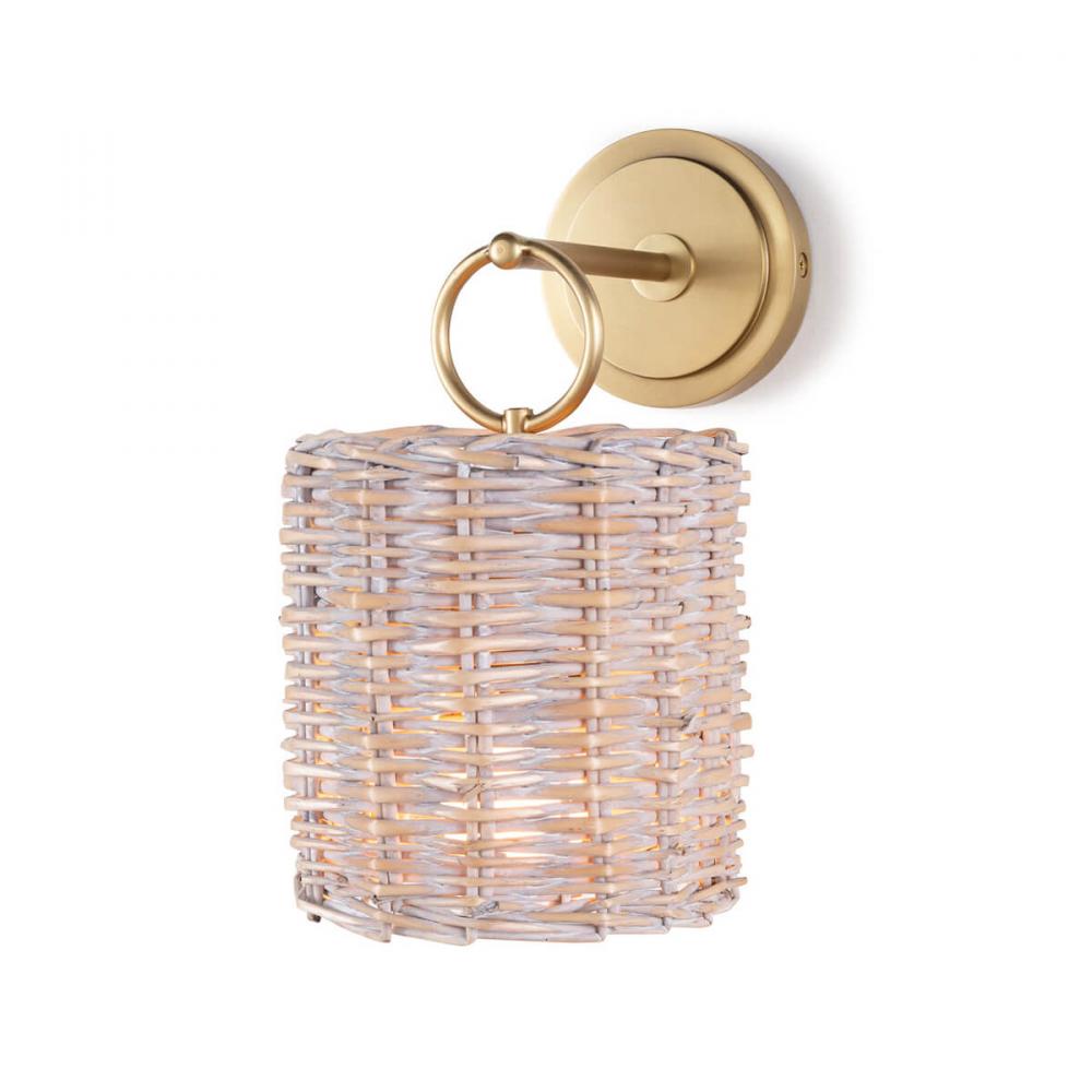 Regina Andrew Nantucket Sconce (Natural Brass)