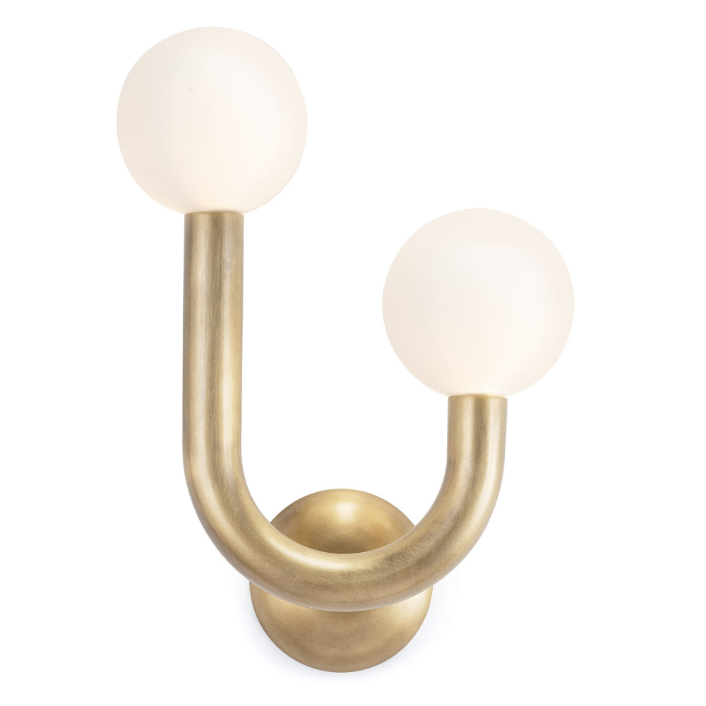Regina Andrew Happy Sconce Right Side (Natural Brass)