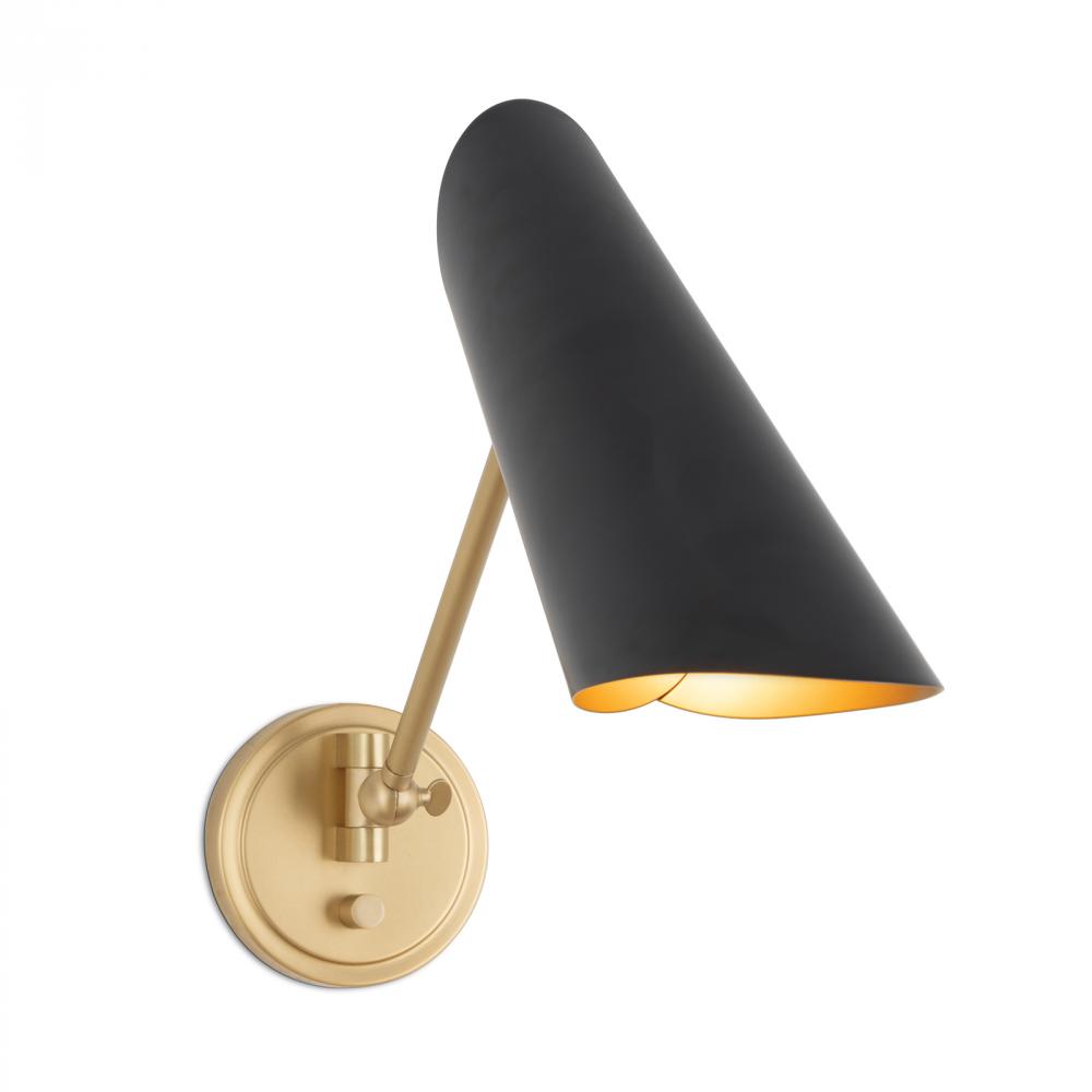 Regina Andrew Vest Single Arm Sconce (Blackened