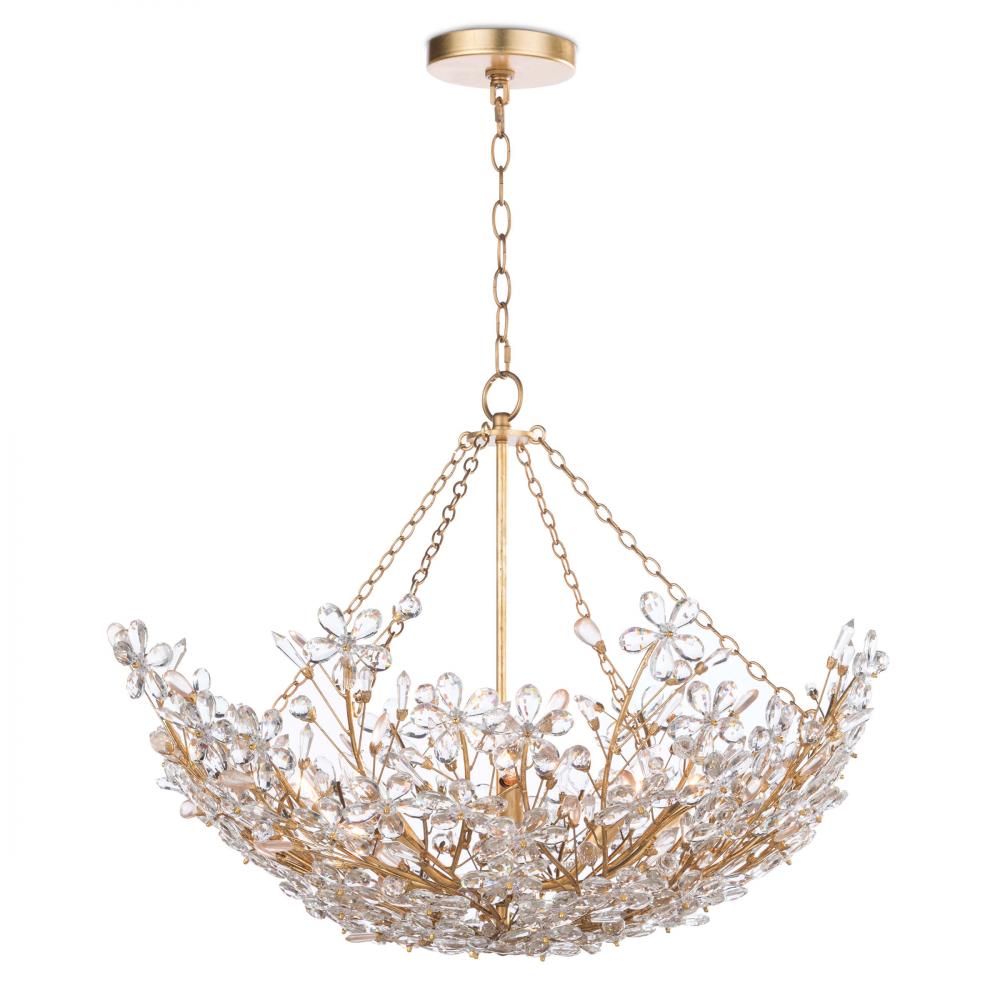 Regina Andrew Cheshire Basin Chandelier (Gold Le