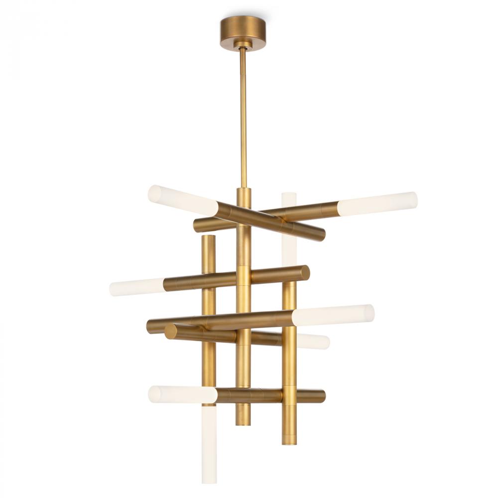 Regina Andrew Cass Chandelier (Natural Brass)