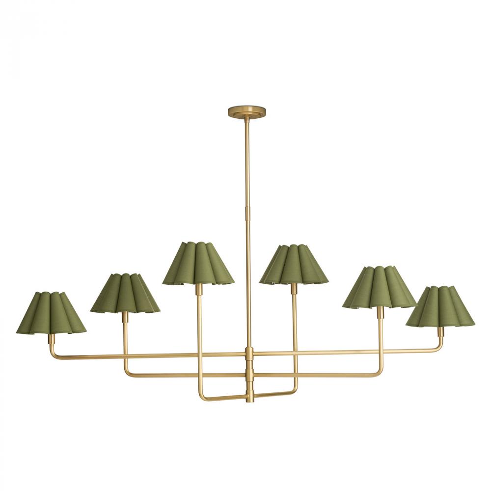 Regina Andrew Polly Metal Chandelier (Natural Br