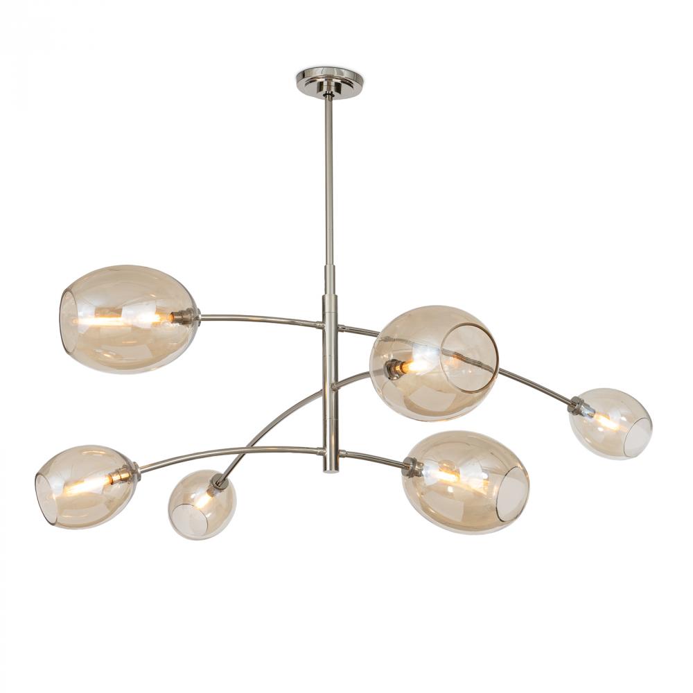 Regina Andrew Artemis Chandelier (Polished Nicke