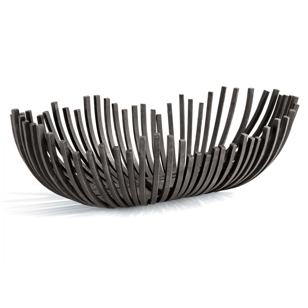 Regina Andrew Webbed Bowl Oblong (Blackened Iron