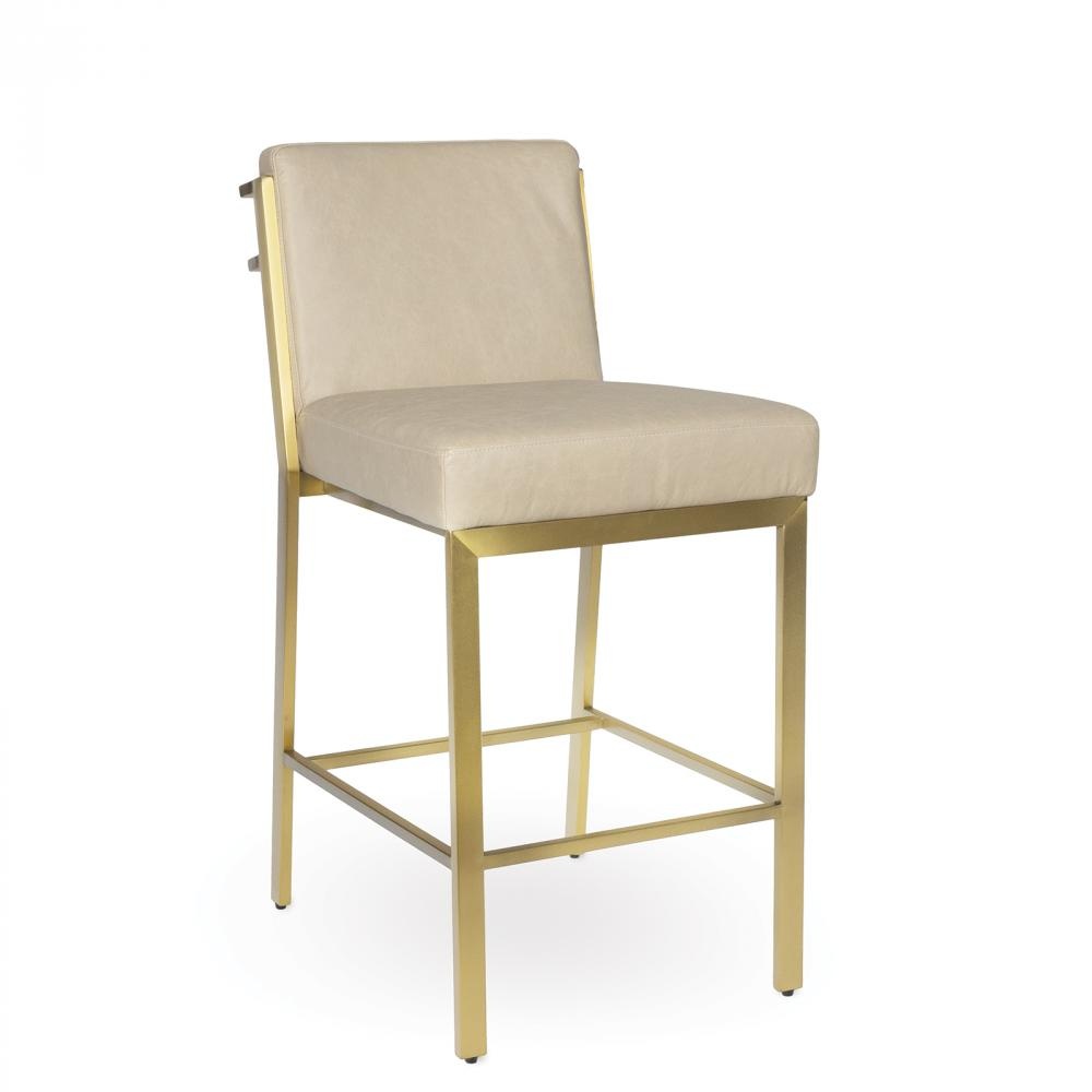 Regina Andrew Chantal Leather Counter Stool (Cap