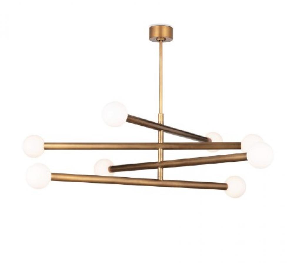 Regina Andrew Beaubien Chandelier (Natural Brass